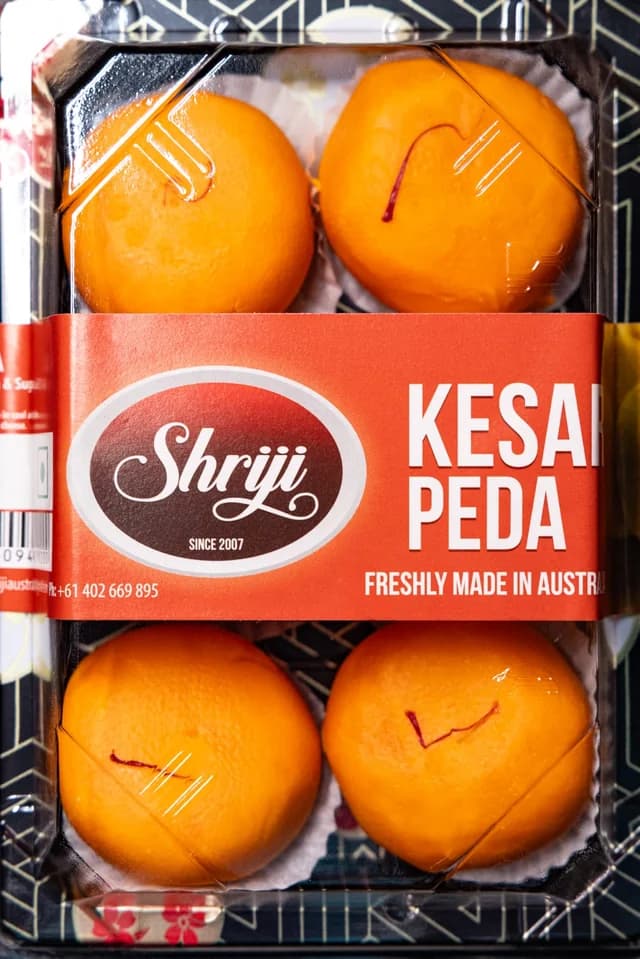 Kesar Peda tray